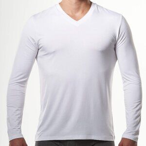 Mr. Davis The Versatile Long Sleeve Undershirt Large White